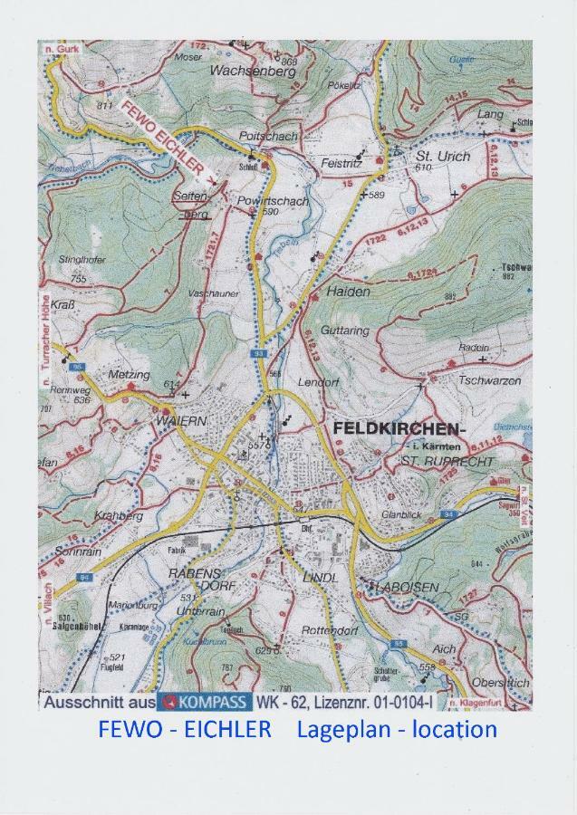 Ferienwohnung Eichler Feldkirchen in Kärnten Buitenkant foto